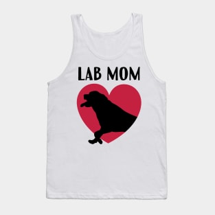 Lab Mom Labrador Heart Valentines Gift Tank Top